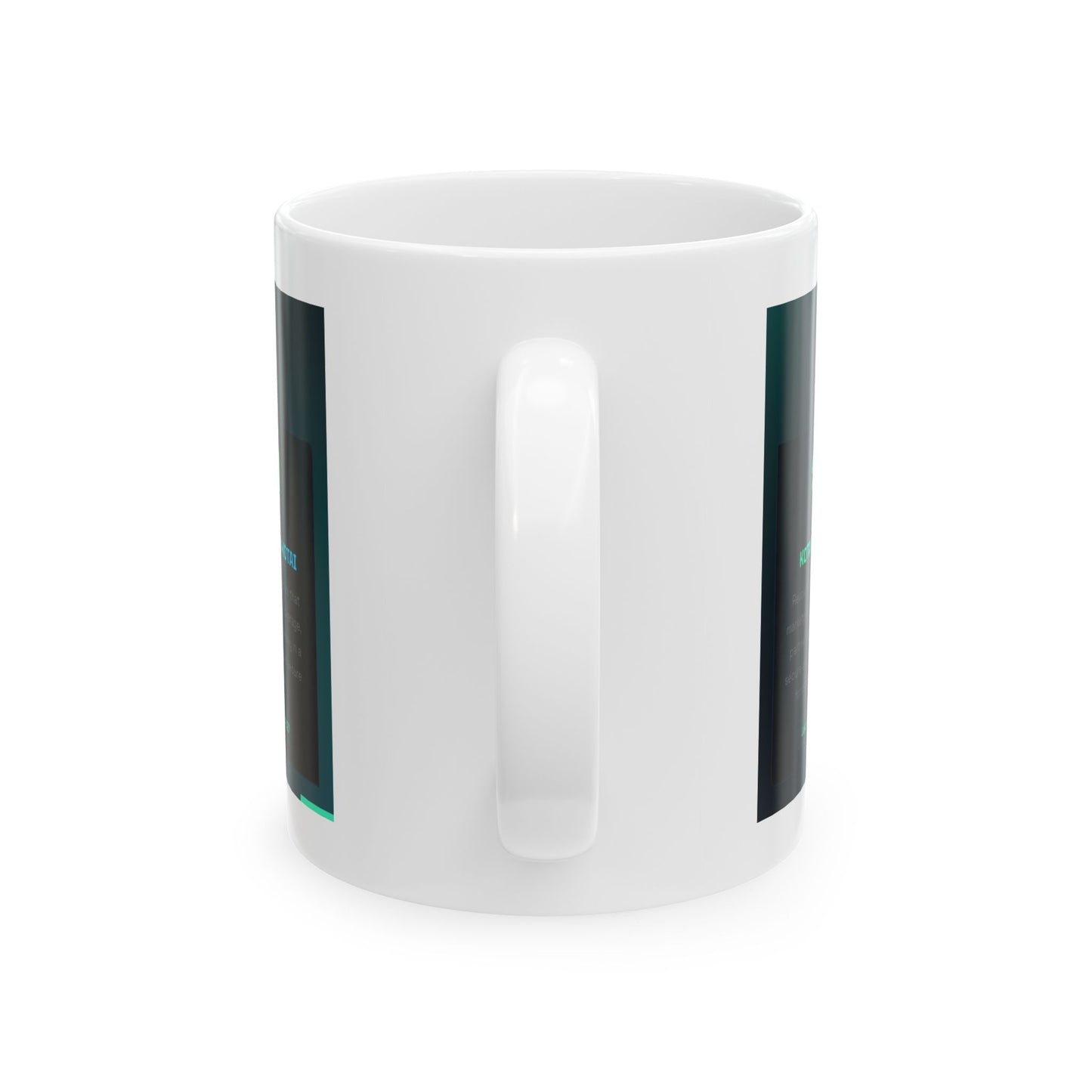 KOTAI Cryptocurrency Ceramic Mug – 11oz & 15oz – Perfect for Tech and Crypto Enthusiasts