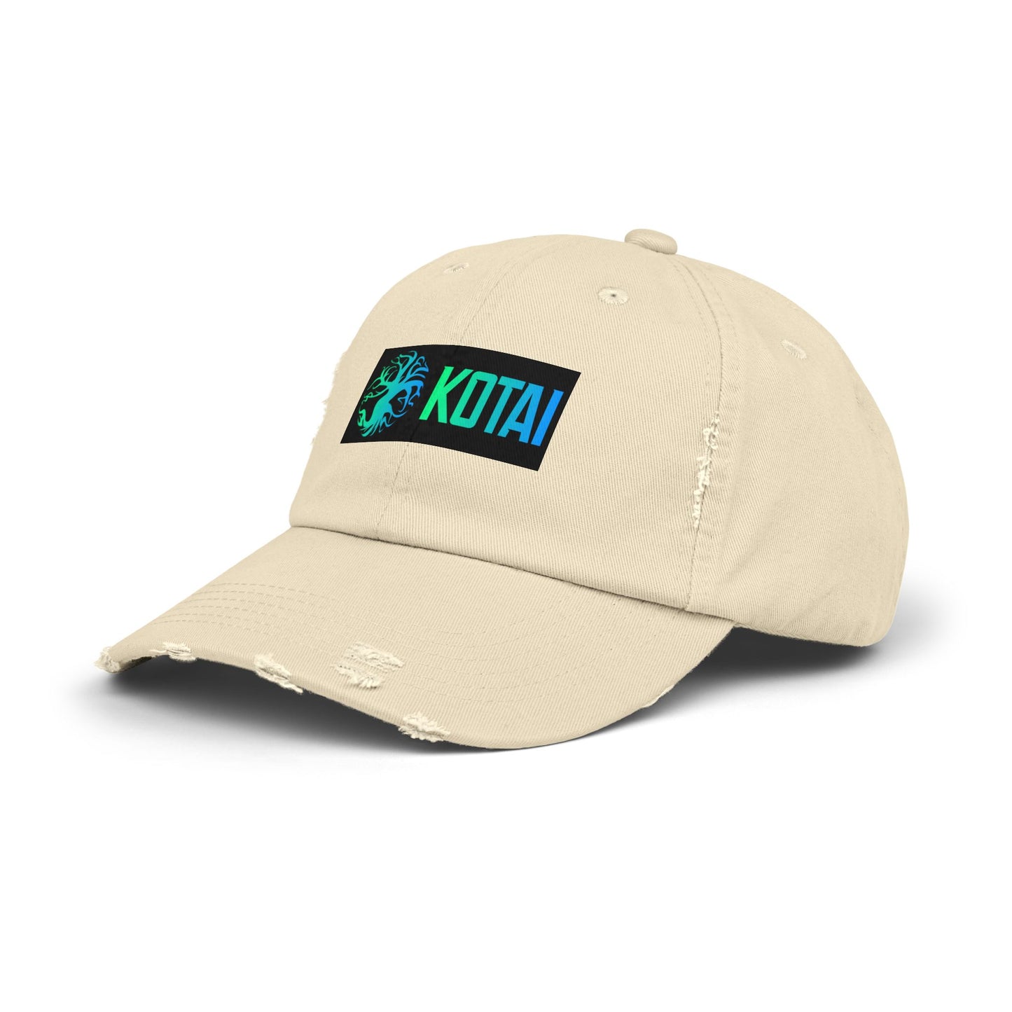 Unisex Distressed Cap with KOTAI Design - Casual Style for Everyday Adventures